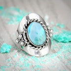 Elegant Rope Bezel Statement Ring