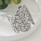 Elegant Floral Snake Cuff Bracelet