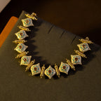 Regal Enamel Shield Bracelet