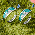 Boho Turquoise Inlay Hoop Earrings