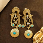 Regal Filigree Drop Earrings