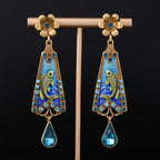 Botanical Floral Drop Earrings