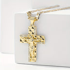 Elegant Zirconia Cross Necklace