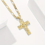 Elegant Zirconia Cross Necklace