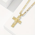 Elegant Zirconia Cross Necklace
