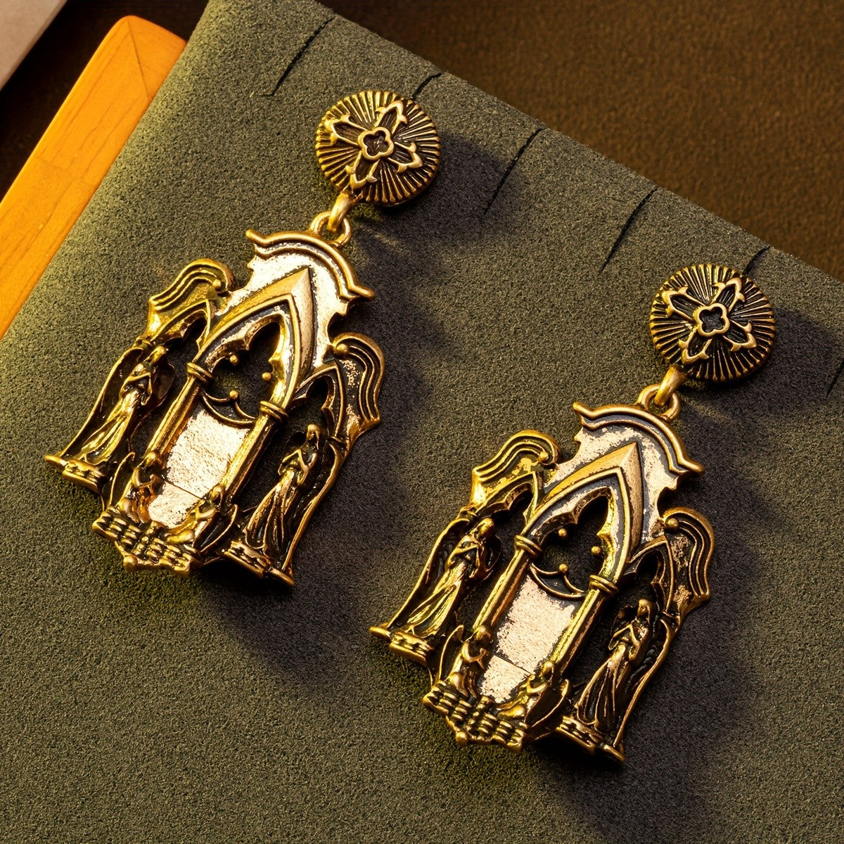 Gothic Cathedral Drop Earrings