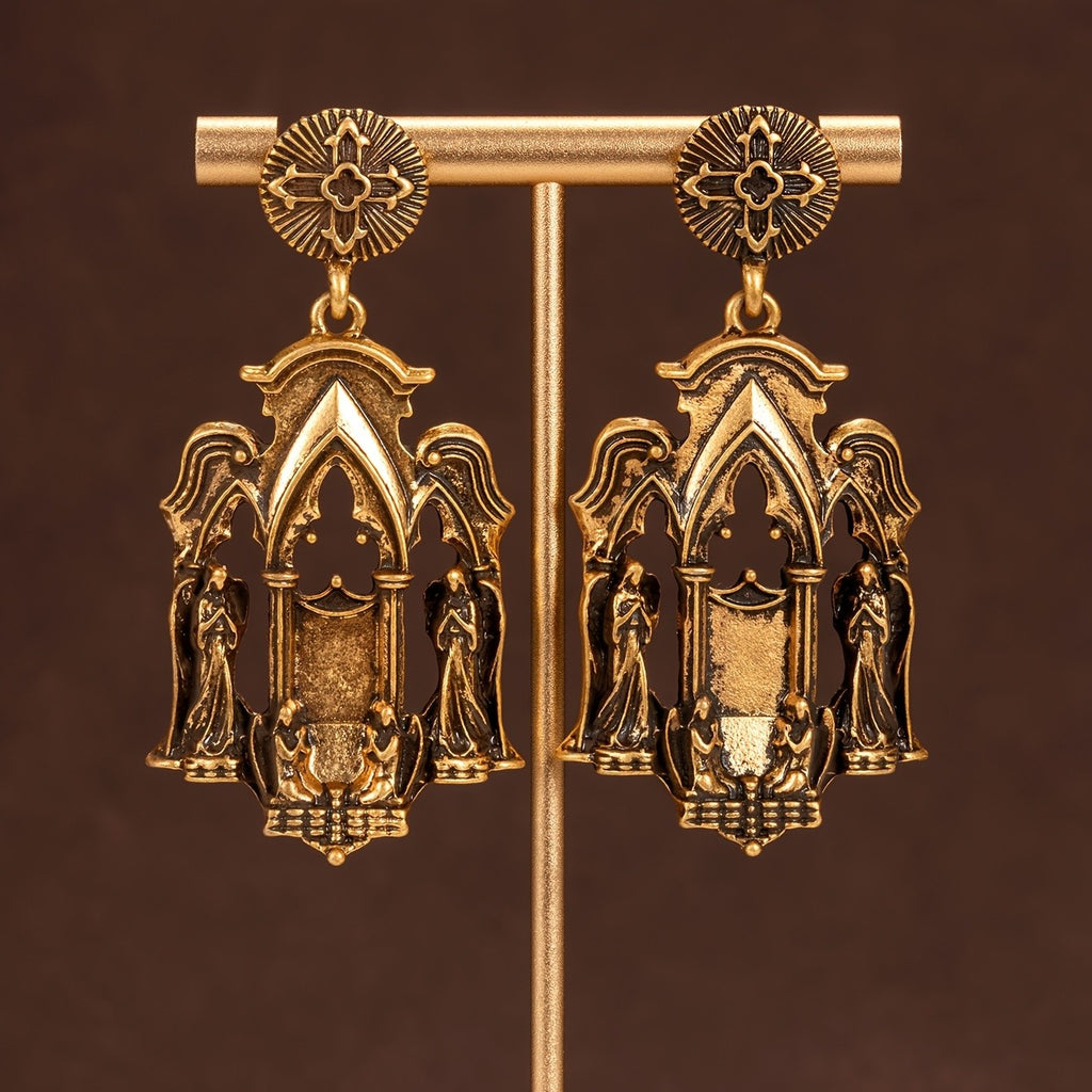 Gothic Cathedral Drop Earrings