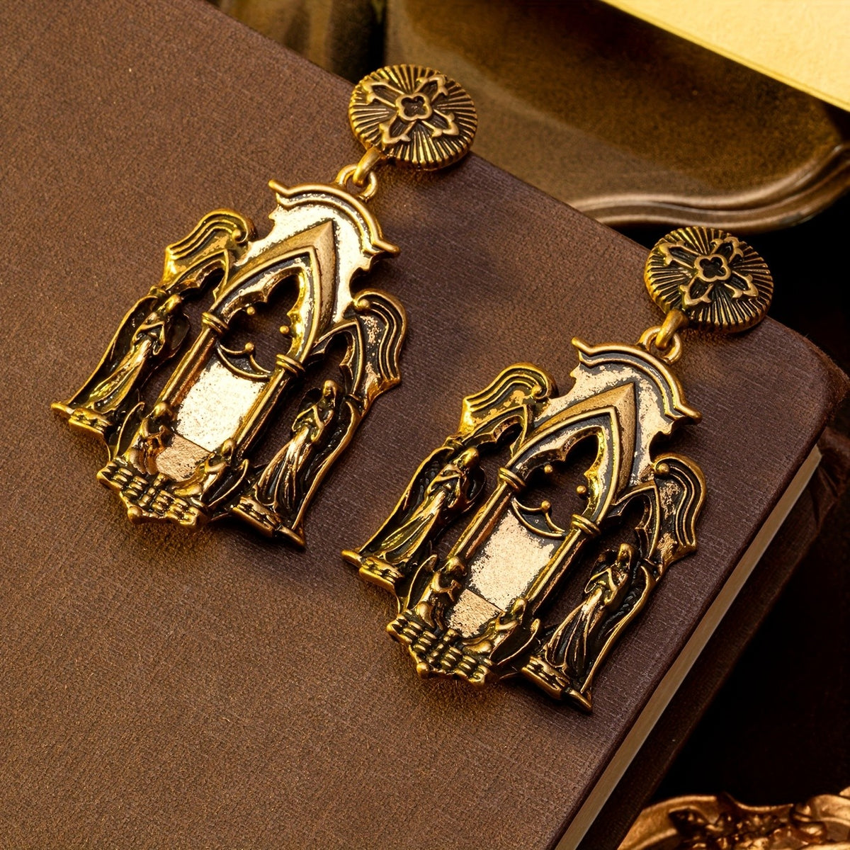 Gothic Cathedral Drop Earrings