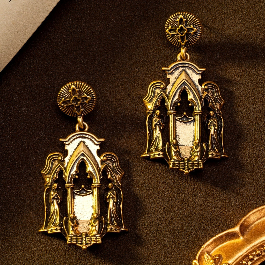 Gothic Cathedral Drop Earrings