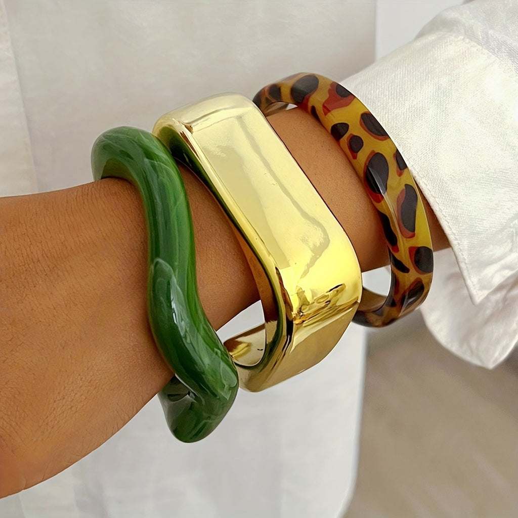 Eclectic Mixed Bangle Stack
