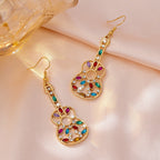 Colorful Guitar Drop Earrings