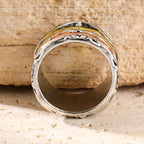 Boho Hammered Texture Ring Stack