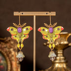 Midnight Wing Butterfly Drop Earrings