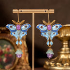 Midnight Wing Butterfly Drop Earrings