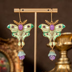 Midnight Wing Butterfly Drop Earrings