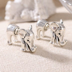 Whimsical Elephant Stud Earrings