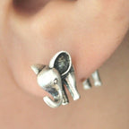 Whimsical Elephant Stud Earrings
