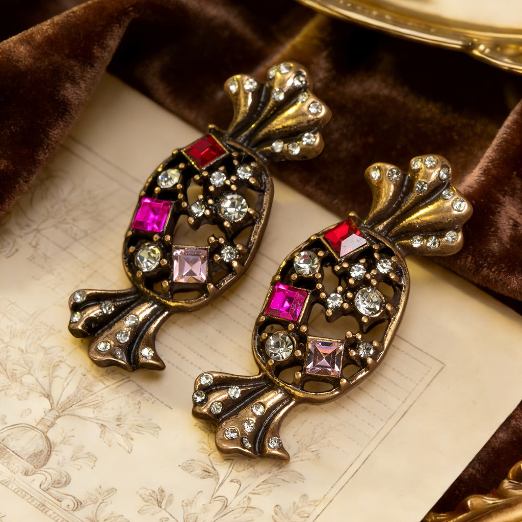 Whimsical Candy Drop Earrings