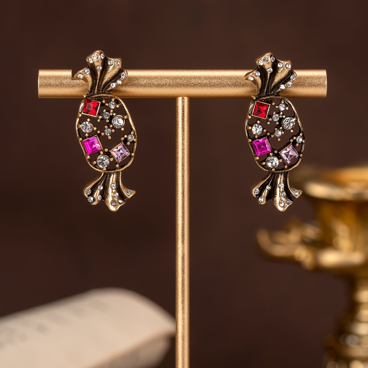 Whimsical Candy Drop Earrings