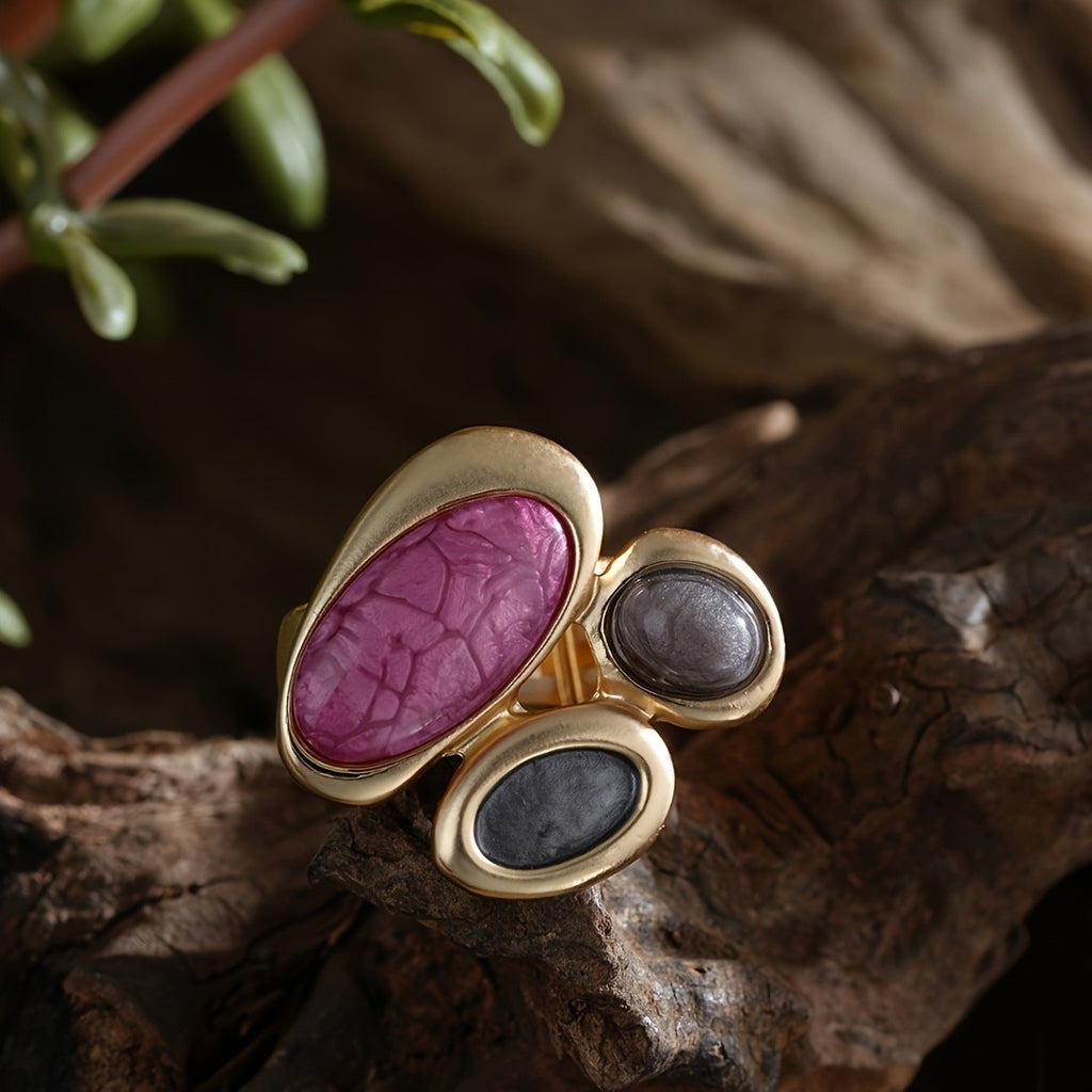 Elegant Geometric Cluster Statement Ring
