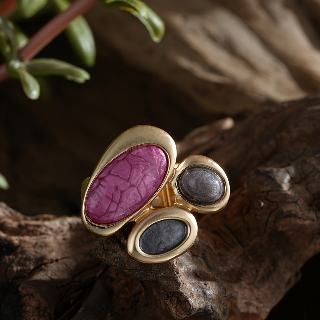 Elegant Geometric Cluster Statement Ring