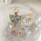 Tribal Dragonfly Drop Earrings