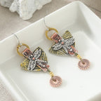 Tribal Dragonfly Drop Earrings