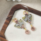 Tribal Dragonfly Drop Earrings