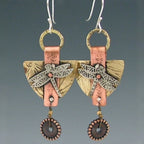 Tribal Dragonfly Drop Earrings