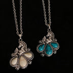 Western Horse Turquoise Pendant Necklace
