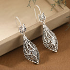 Ornate Filigree Teardrop Earrings