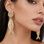 Nautical Fish Drop Earrings