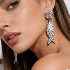 Nautical Fish Drop Earrings