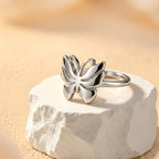 Dainty Butterfly Statement Ring