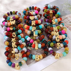 Coquette Charm Alphabet Bracelet