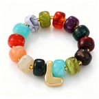 Coquette Charm Alphabet Bracelet