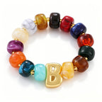 Coquette Charm Alphabet Bracelet