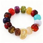 Coquette Charm Alphabet Bracelet