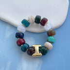 Coquette Charm Alphabet Bracelet
