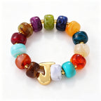 Coquette Charm Alphabet Bracelet