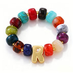 Coquette Charm Alphabet Bracelet