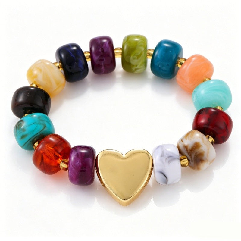 Coquette Charm Alphabet Bracelet