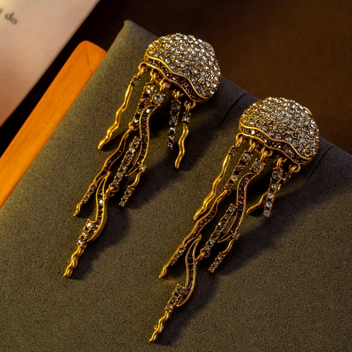Elegant Jellyfish Drop Earrings