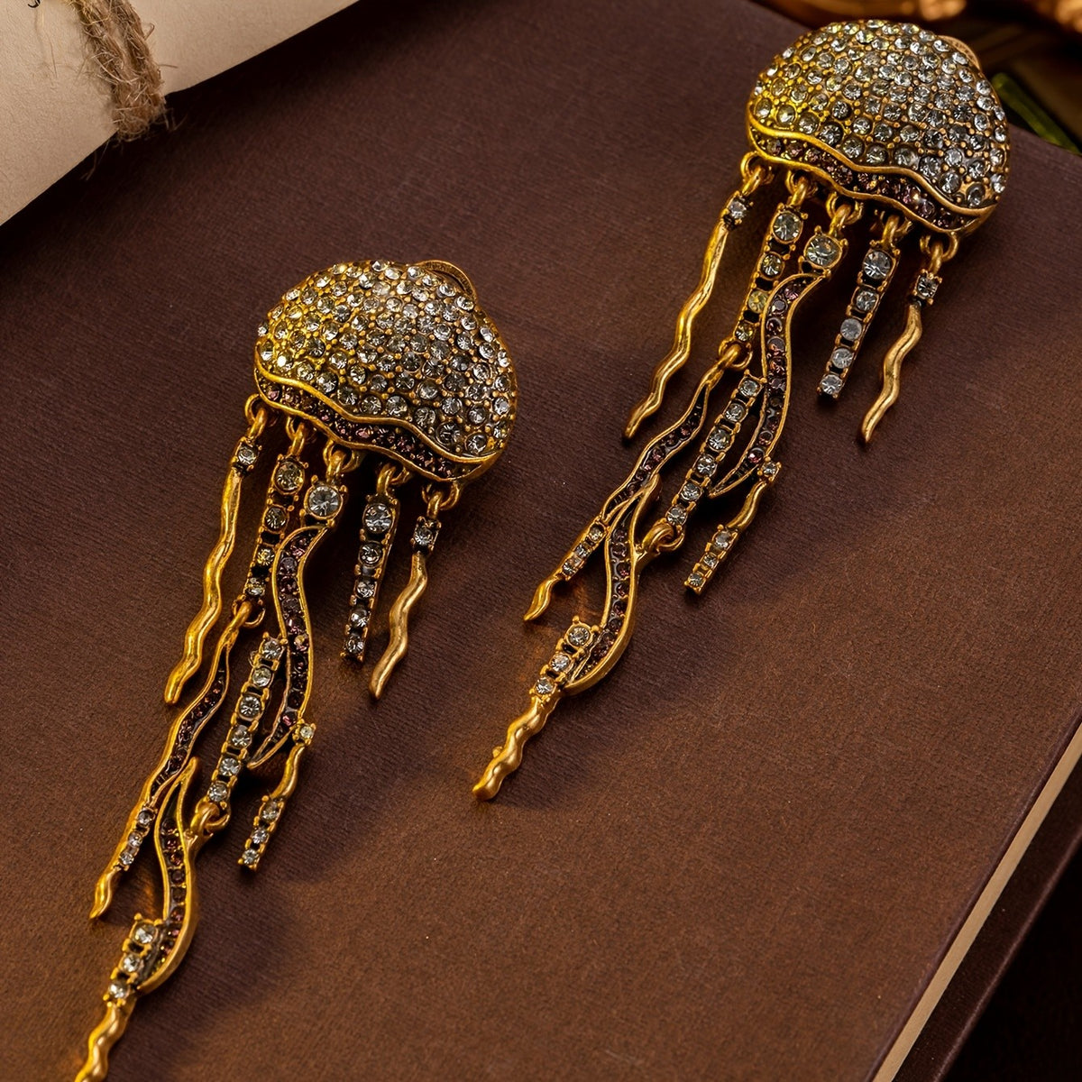 Elegant Jellyfish Drop Earrings