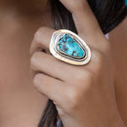 Bold Turquoise Statement Ring
