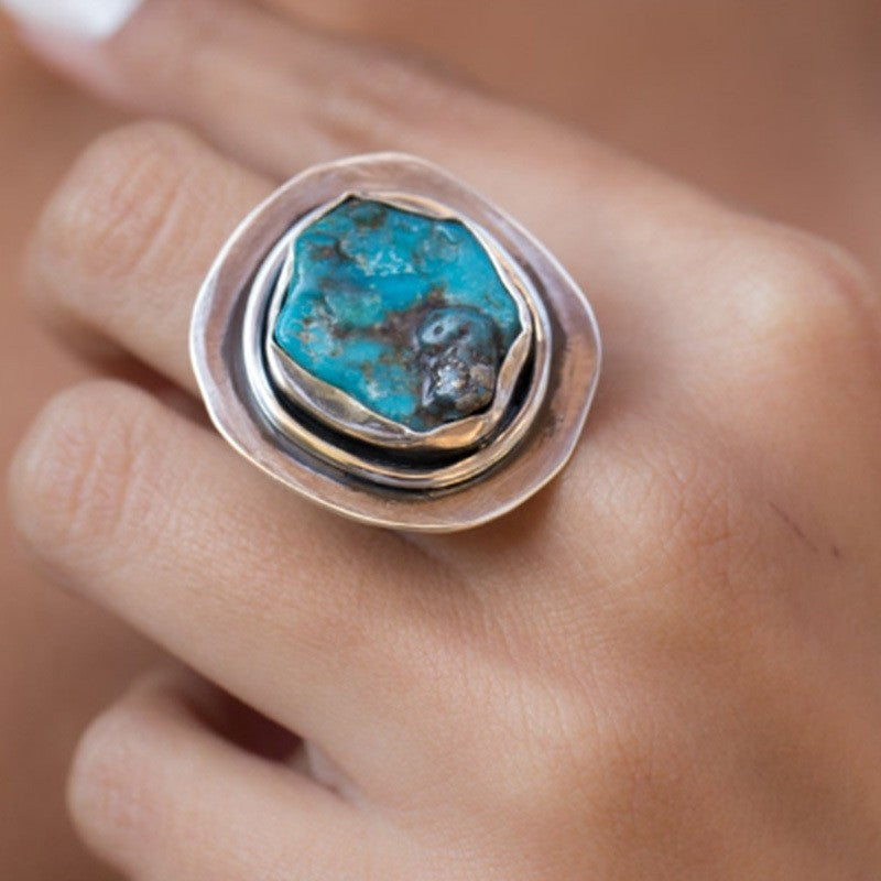 Bold Turquoise Statement Ring