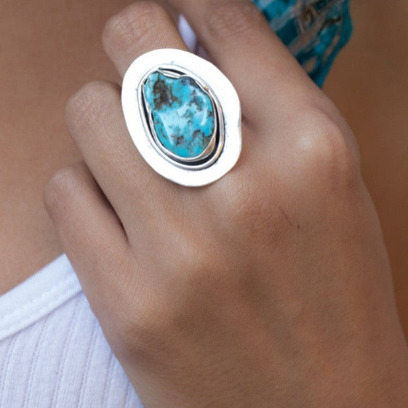 Bold Turquoise Statement Ring
