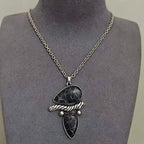 Boho Double Teardrop Turquoise Necklace