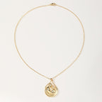 Romantic Embracing Couple Pendant Necklace