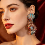 Iridescent Seashell Drop Earrings